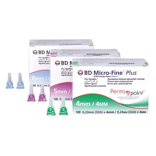 BD Micro-Fine Plus Pen-Nadeln Pentapoint Technologie