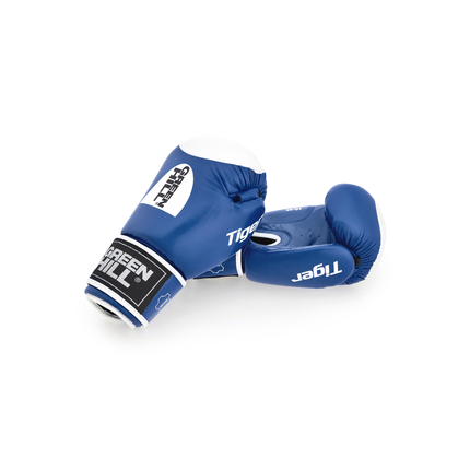 Green Hill TIGER Boxhandschuhe mit Trefferfläche - Leder (D Logo)