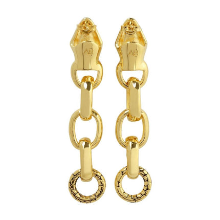 Ohrringe Tao aus blauem Metall