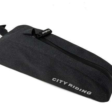 SYSTEM-S Fahrrad Tasche wasserfest Dreiecktasche Rahmentasche Triangeltasche Schwarz