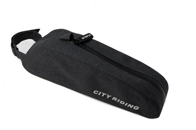 SYSTEM-S Fahrrad Tasche wasserfest Dreiecktasche Rahmentasche Triangeltasche Schwarz