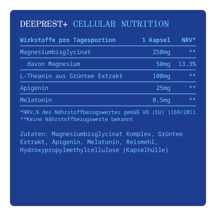 Sleep Support Supplement – DEEPREST+ Advanced Nighttime Capsules