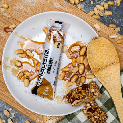 #WEGAIN Caramel Nut Bar 40g - Tray a 12 Riegel