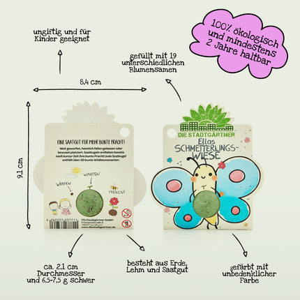 1 Blumenmurmel "Ellas Schmetterlingswiese"
