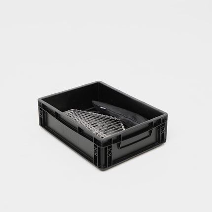 BOXIO FIRE BUNDLE I Feuerschale mit Grill in Eurobox