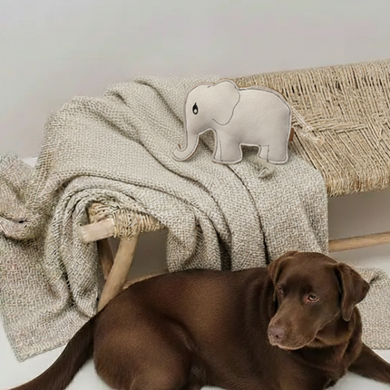 BUDDY. Hundespielzeug aus Leder "Elefant"