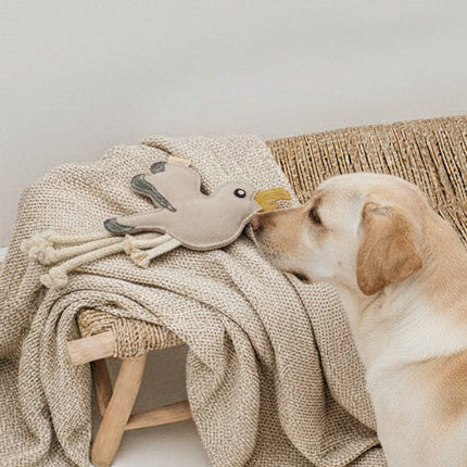 BUDDY. Hundespielzeug aus Leder "Möwe"