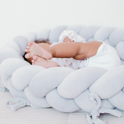 Babynestchen 2-in-1 – Kuscheliger Baby-Kokon & Bettumrandung