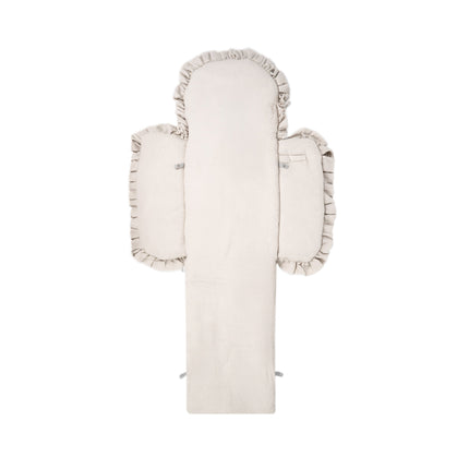 Babyschlafsack Cuddly Musselin mit Schleifen - ganzjähriger Puckschlafsack