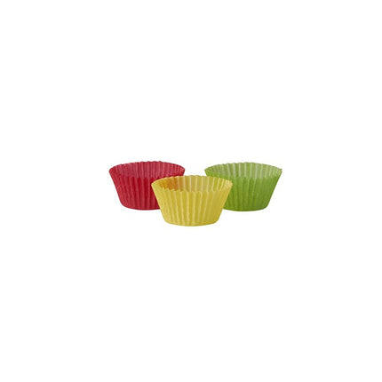 PAPSTAR Backförmchen Ø 2,4 cm, farbig sortiert für Backideen | Faltschachtel (300 Stück)