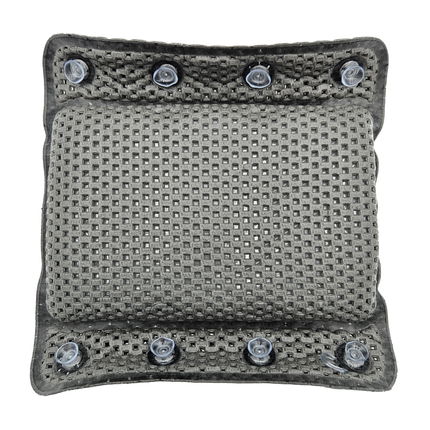 Badewannenkissen grau weiß blau Badekissen mit Saugnäpfen Spa Wannenkissen Kopfkissen