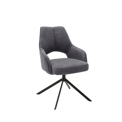 BANGOR 4-Fuß Stuhl mit Armlehnen - 2er Set