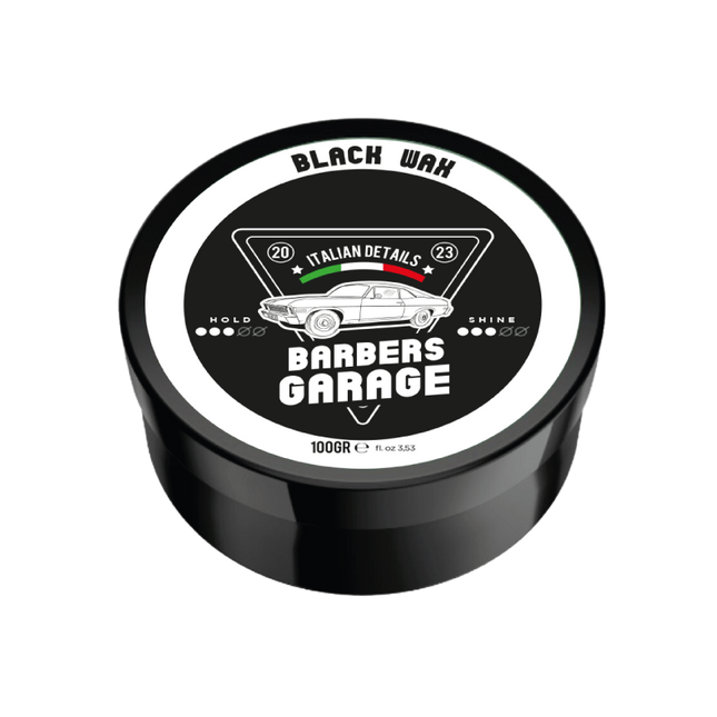 Barbers Garage schwarzes Haarwachs gegen graue Haare (100g)
