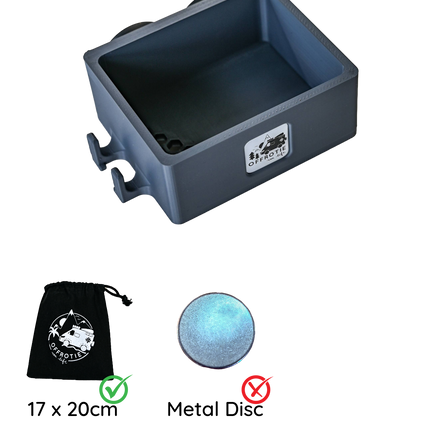 The Basket – Magnetic Shower Basket – Offrotie 3D Printed – Portable for Vanlife