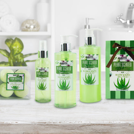 10-teiliges Aloe Vera Beautyset, Geschenkset in Vintage Wanne