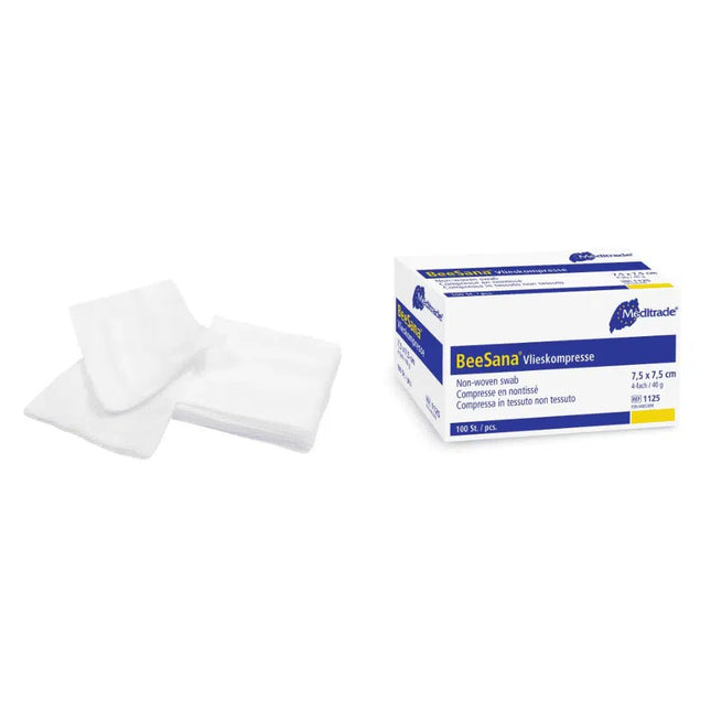 BeeSana® Vlieskompresse unsteril - 100 Stück