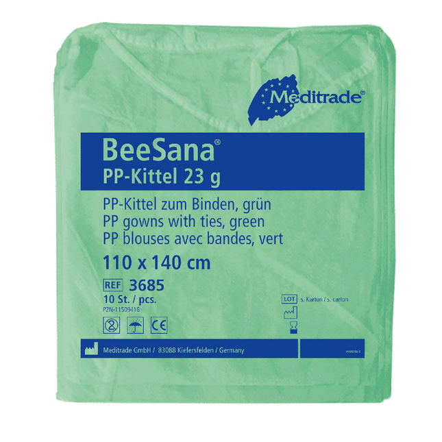 Meditrade BeeSana® PP-Kittel 23g | Packung (100 Stück)