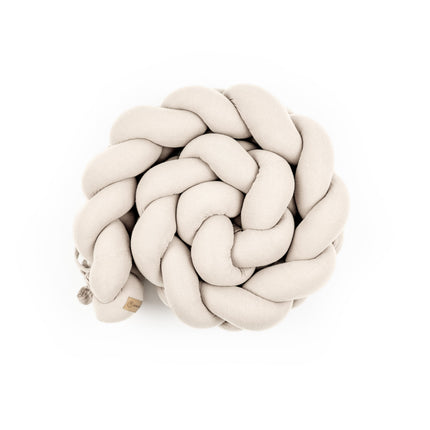 Bettschlange geflochten Musselin  – Kuschelige Bettumrandung