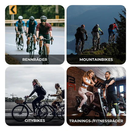 Bequemer Fahrradsattel, Ergonomisch Fahrrad Sattel Mit Druckentlastung & Belüftung, Hochdichter Schaumstoff, Doppelte Federung