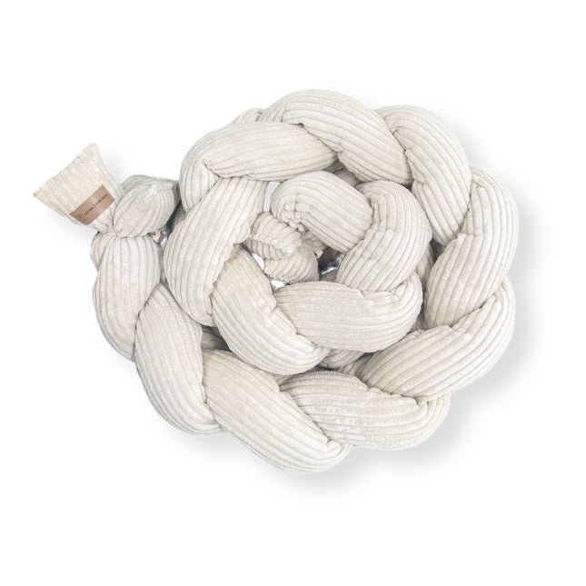 Bettschlange geflochten Cord – Kuschelige & robuste Bettumrandung