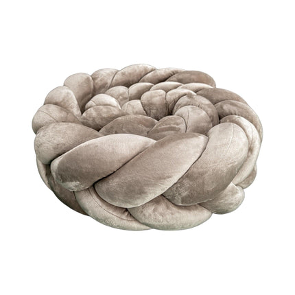 Bettschlange geflochten Fischgrätenoptik Velours – Premium Schutz & Komfort