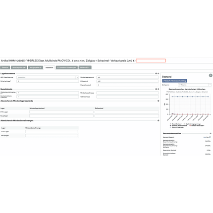 SmartStock Calculator: Weclapp Mindest- und Zielbestandsrechner nach Verbrauch