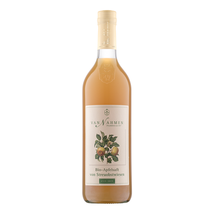 VAN NAHMEN Apfel Saft von Streuobstwiesen BIO 0,75l