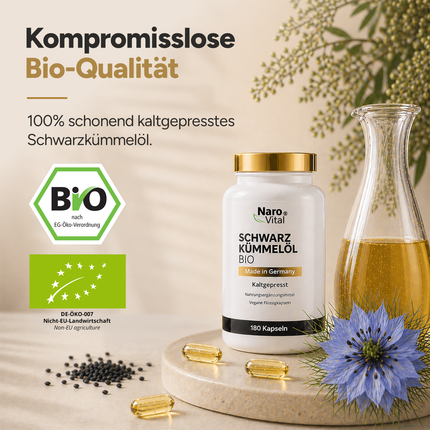 Bio Schwarzkümmelöl Kapseln
