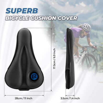 ROCKBROS Fahrrad Sattelbezug wasserdichtem Fahrradsattel Gelüberzug