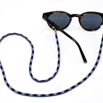 Brillenband 3,8mm Blau Rosa