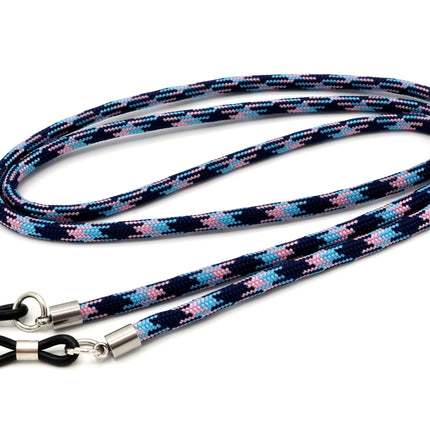 Brillenband 3,8mm Blau Rosa