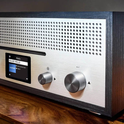Nostalgie Internetradio mit CD | MILANO Schwarz