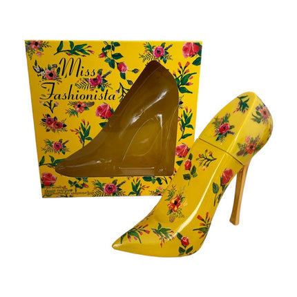 Damen Parfüm » Stiletto mit Blumenmuster 100 ml Eau de Parfum | Tiverton Miss Fashionista Yellow
