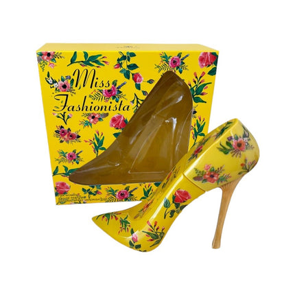Damen Parfüm » Stiletto mit Blumenmuster 100 ml Eau de Parfum | Tiverton Miss Fashionista Yellow