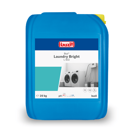 Buzil Buz® Laundry Bright L 832 Flüssige Bleich- und Desinfektionskomponente | Kanister (20 kg)