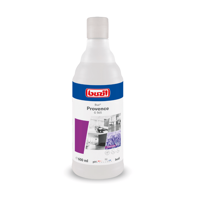 Buzil Buz® Provence G 565 Gebrauchsfertiges Duftöl mit Aktiv-Geruchsblocker | Flasche (600 ml)