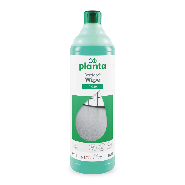 Buzil Corridor® Wipe P 930 Ökologische, polymerbasierte Wischpflege mit Geruchsblocker