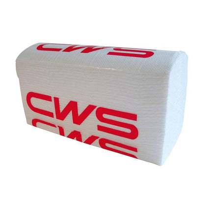 CWS Faltpapier Zick-Zack Zellulose, M-Falz, 3-lagig, Hochweiß | Karton (20 Packungen)