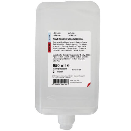 CWS Seifencreme 950 ml