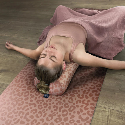 Design Yoga Bolster - Blush Leo