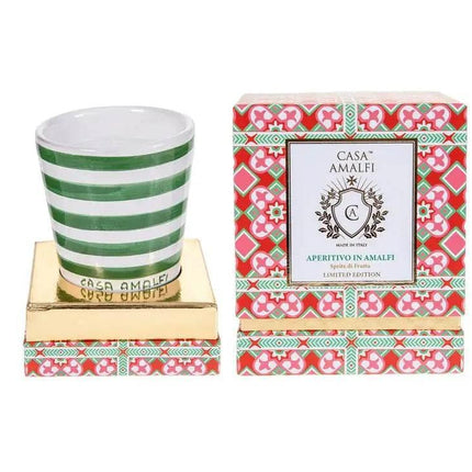 CASA AMALFI APERITIVO IN AMALFI HAND PAINTED CANDLE - Spritz Di Frutta