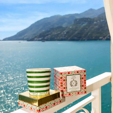 CASA AMALFI APERITIVO IN AMALFI HAND PAINTED CANDLE - Spritz Di Frutta