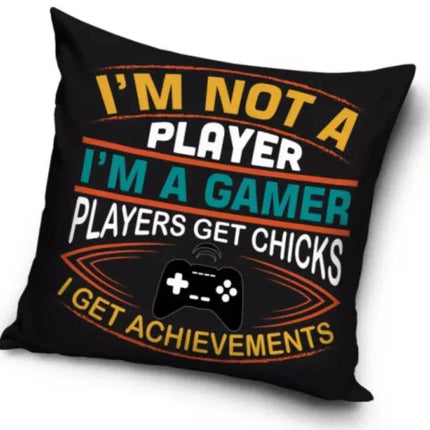 Gamer Kissenbezug: Player - 40cm x 40cm