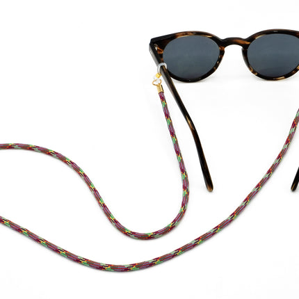 Brillenband 3,8mm Rot Bunt