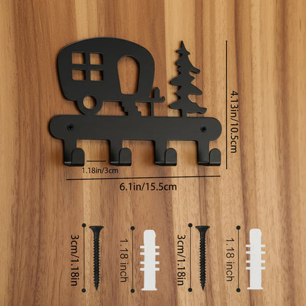 Schlüsselhalter "Wohnwagen" für Camper – robust, dekorativ & praktisch