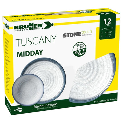 Campinggeschirr Set Midday TUSCANY von Brunner aus Melamin
