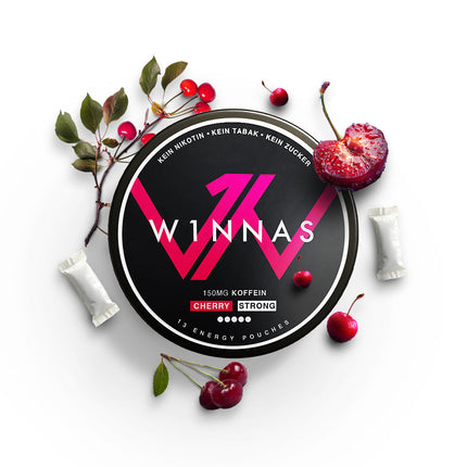 W1NNAS Performance Pouches Cherry, Dose mit 13 Pouches