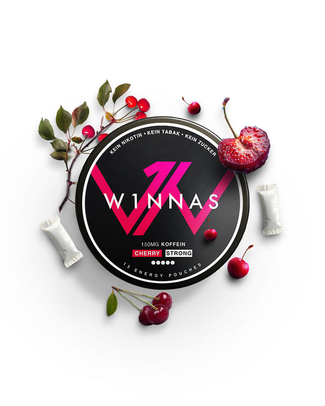 W1NNAS Performance Pouches Cherry, Dose mit 13 Pouches