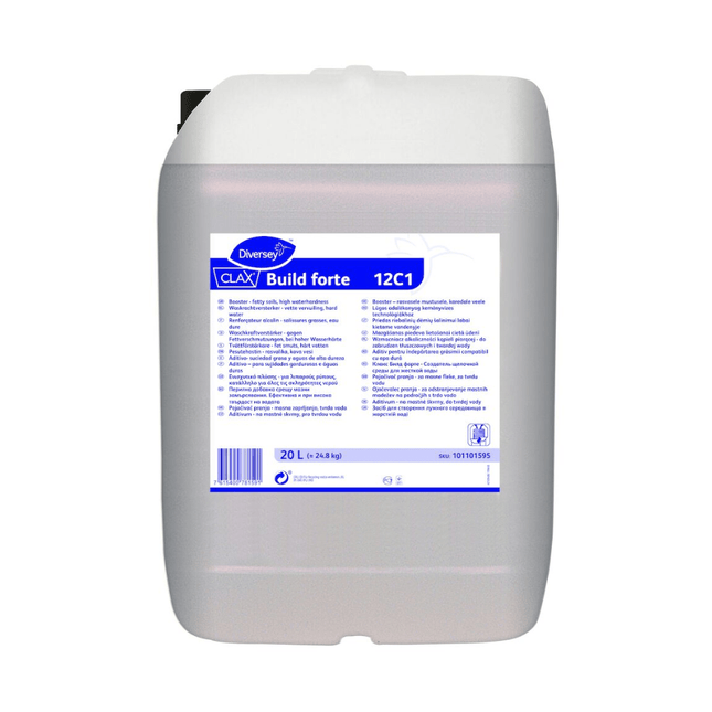 Clax Build forte 12C1, Alkalischer Waschkraftverstärker mit Komplexiereigenschaften für Hartwasser | Kanister (20 l)