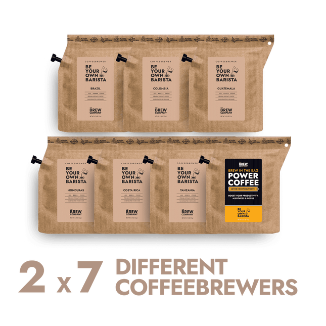 Coffee Explorer Bundle 1 – Kaffee Geschenkset & Probierpaket (14 Coffeebrewers)